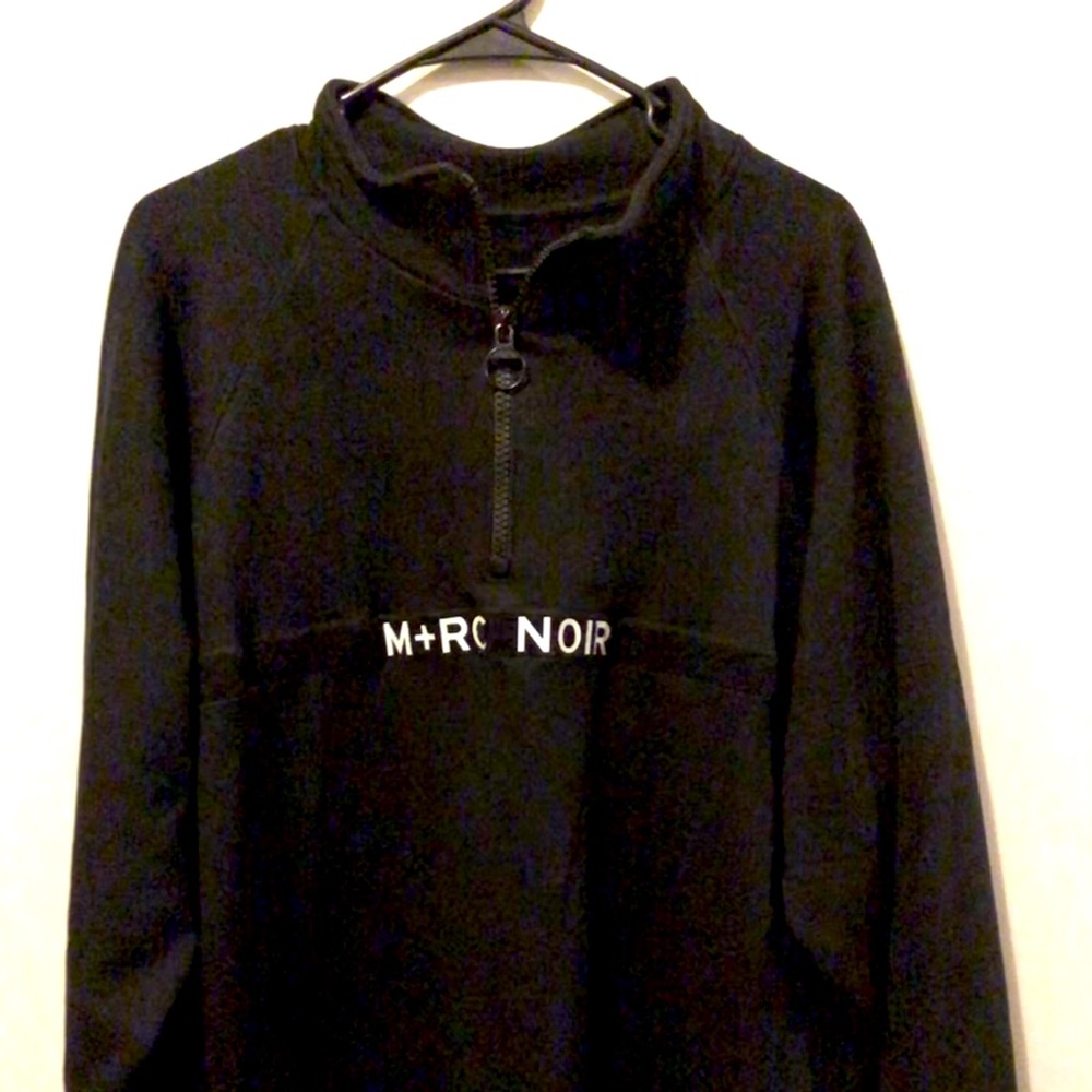 M+RC Nior Black Crewneck with zipper